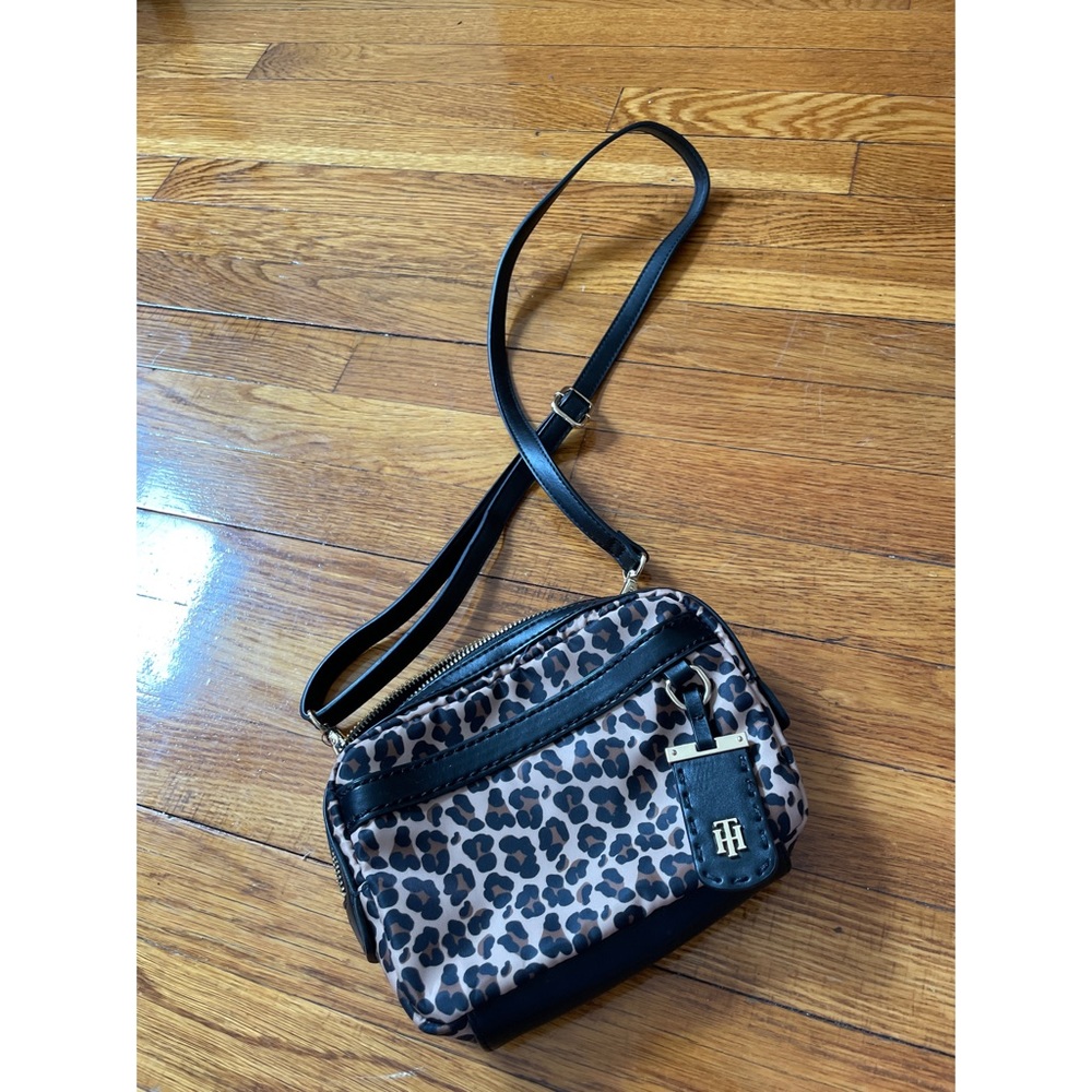 LEOPARD PRINT TOMMY HILFIGER MINI BAG